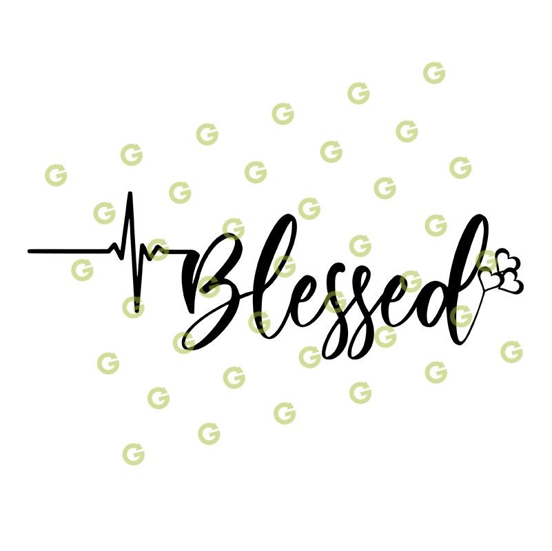 Blessed Heartbeat SVG | SVGed