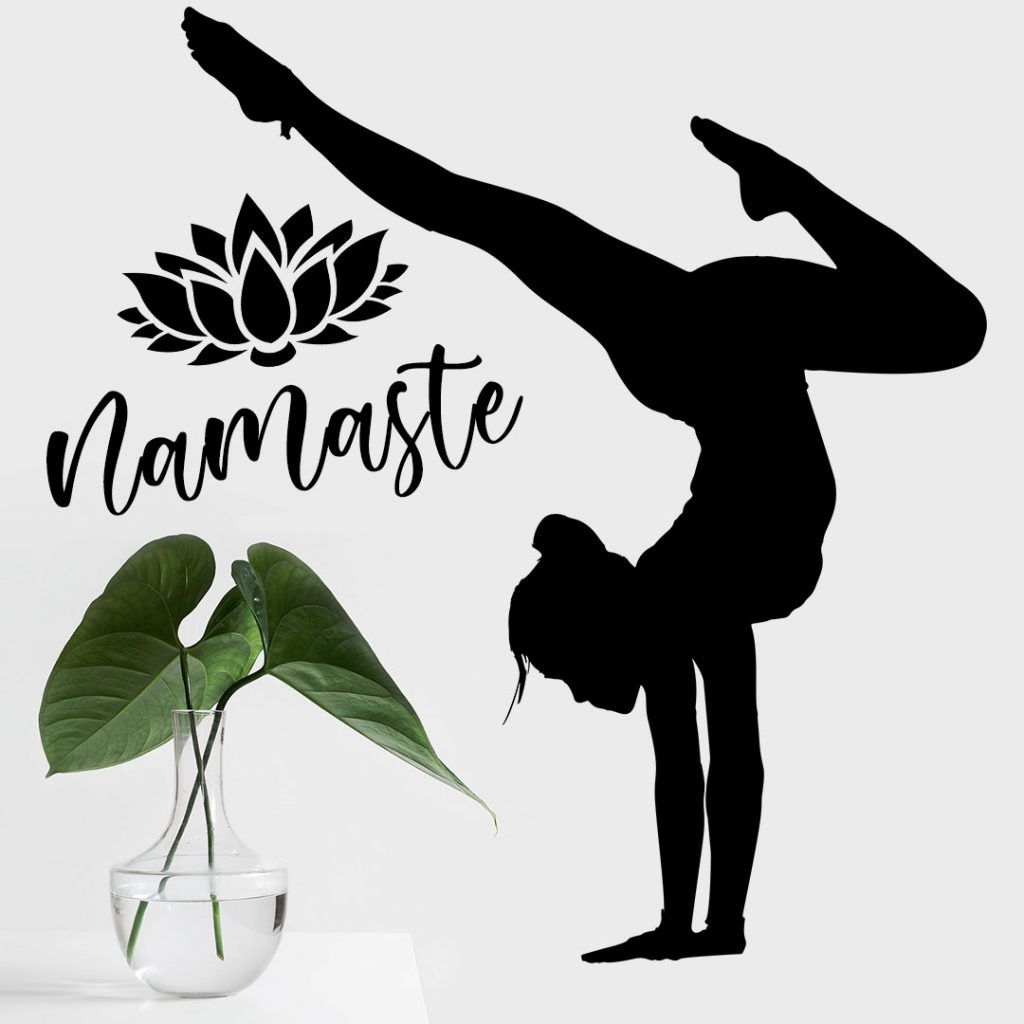 Yoga Asanas Black Silhouettes Positions Isolated On A White Background  Stock Illustration - Download Image Now - iStock