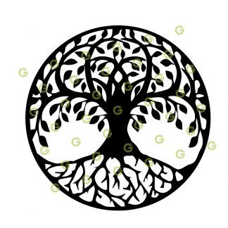 Download Tree Of Life Round Svg For Cricuit Silhouette And Crafts