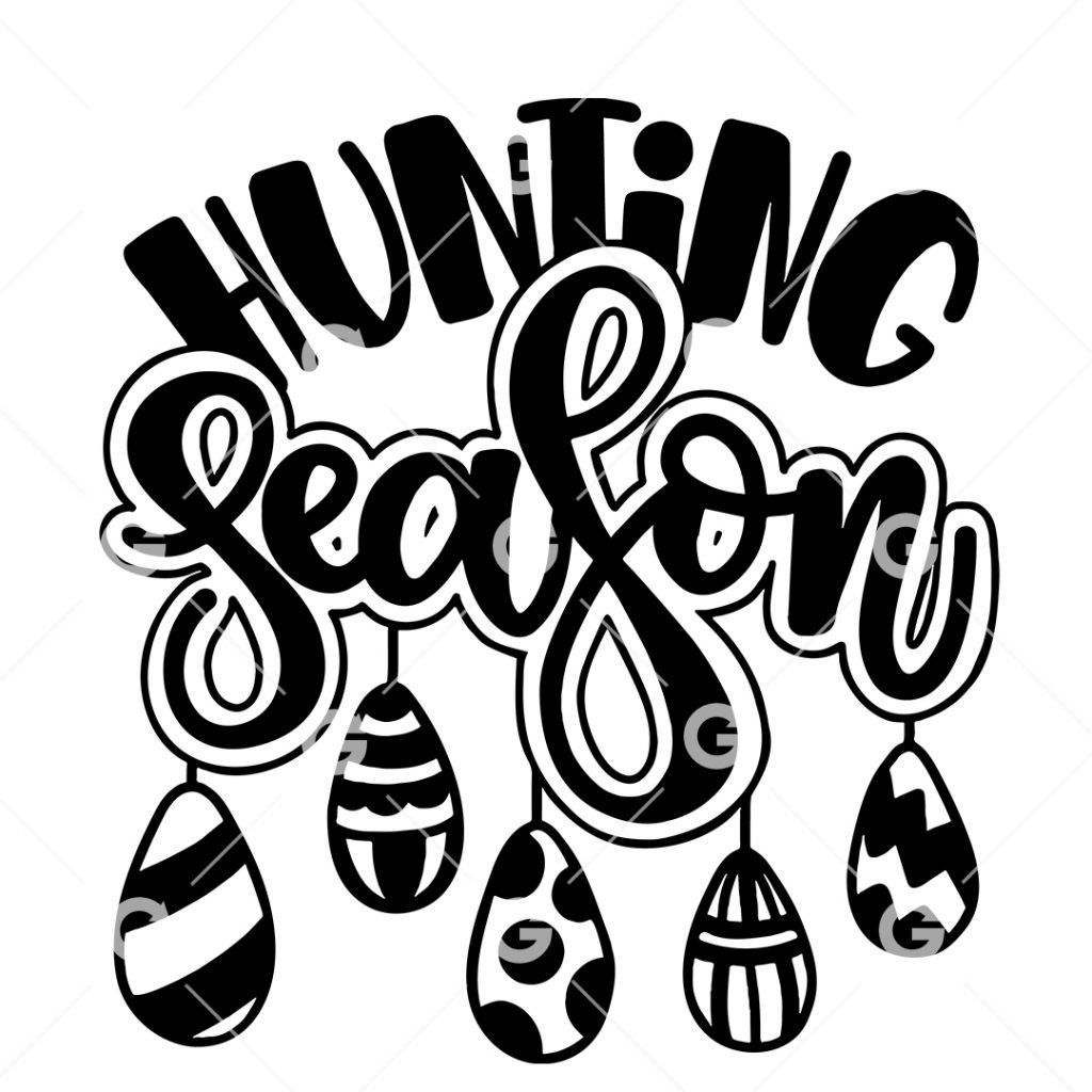 Easter Egg Hunting Season SVG SVGed