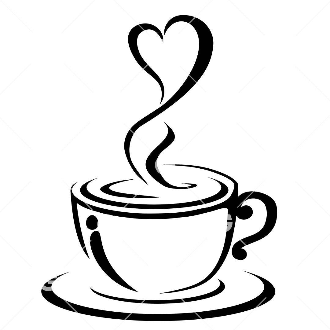 Coffee cup svg, svg, coffee svg, Coffee with steam svg, tea cup