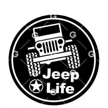 Jeep Happy Camper Decal SVG | SVGed