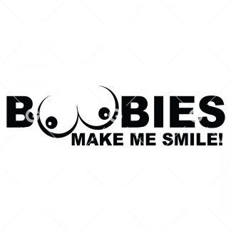 Boobies Make Me Smile the Happy Boobie Bundle DIGITAL IMAGE Jpg Png Svg  Download Print Cut Sublimate Tshirt, Mugs Funny Boobs Tits Guy Men -   Canada