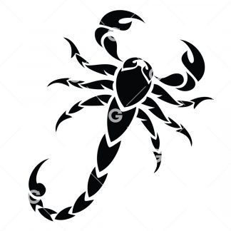 simple tribal scorpion