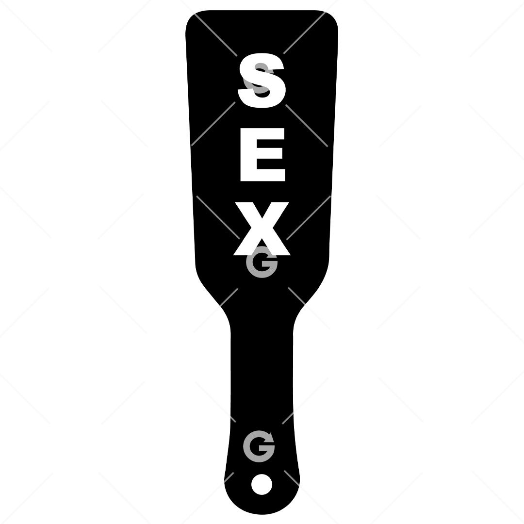16 BDSM Sex Toy Paddle SVG Bundle