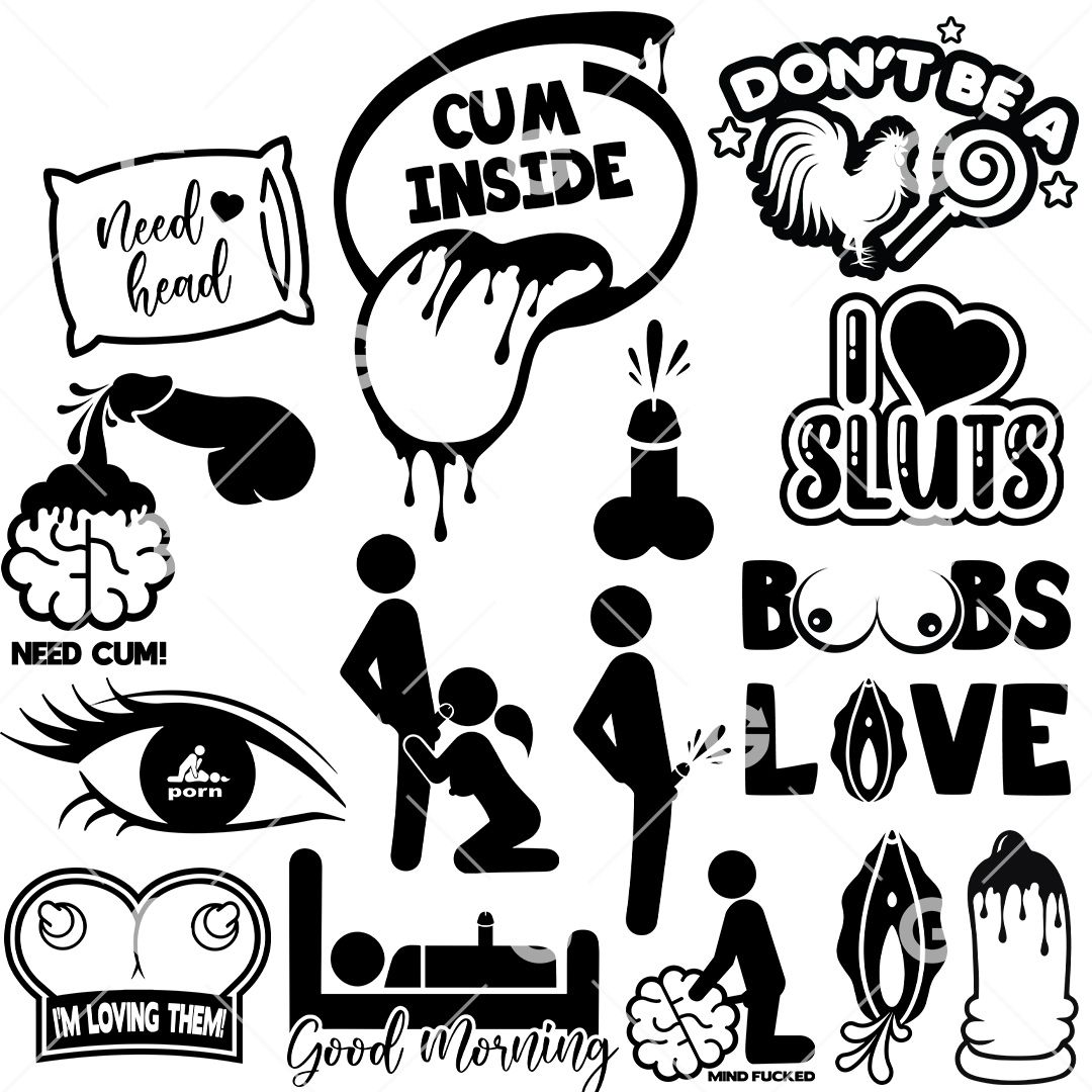 Xxx Adult Funny - Funny Sex Adult Decal SVG Bundle | SVGed