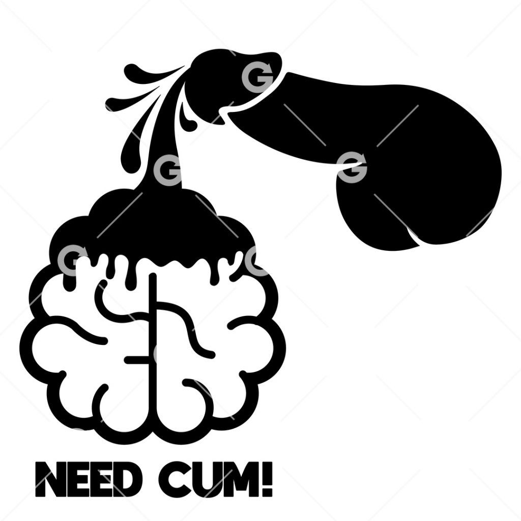 Stickman Penis Cumming SVG